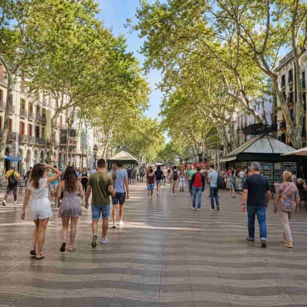 PASEANDO POR LAS RAMBLAS DE BARCELONA BUSCANDO HERBALIFE