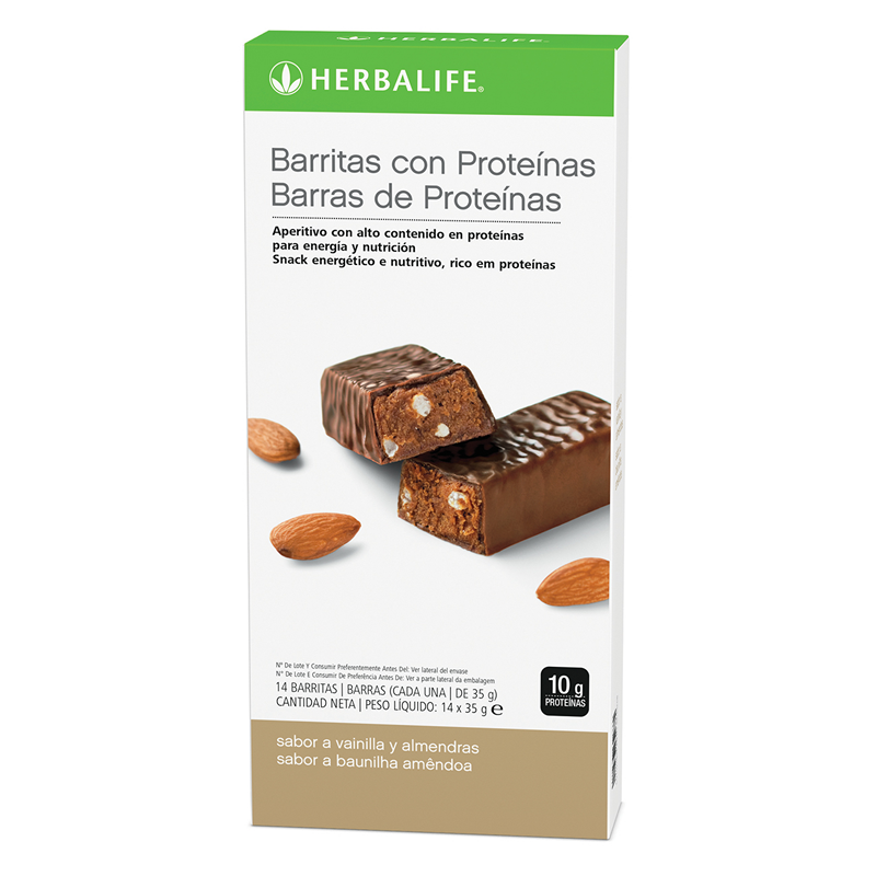 BARRITAS VAINILLA CON ALMENDRAS HERBALIFE