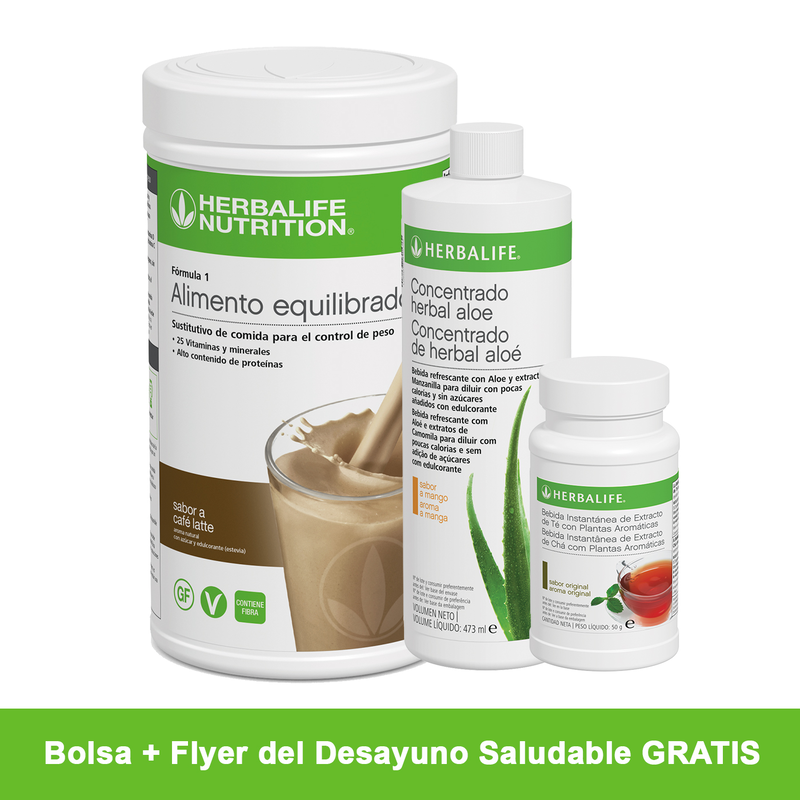 Desayuno Saludable F1 cafe latte