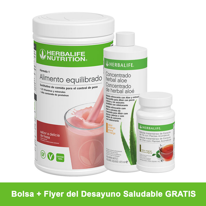 Desayuno Saludable F1 Delicia de Fresa