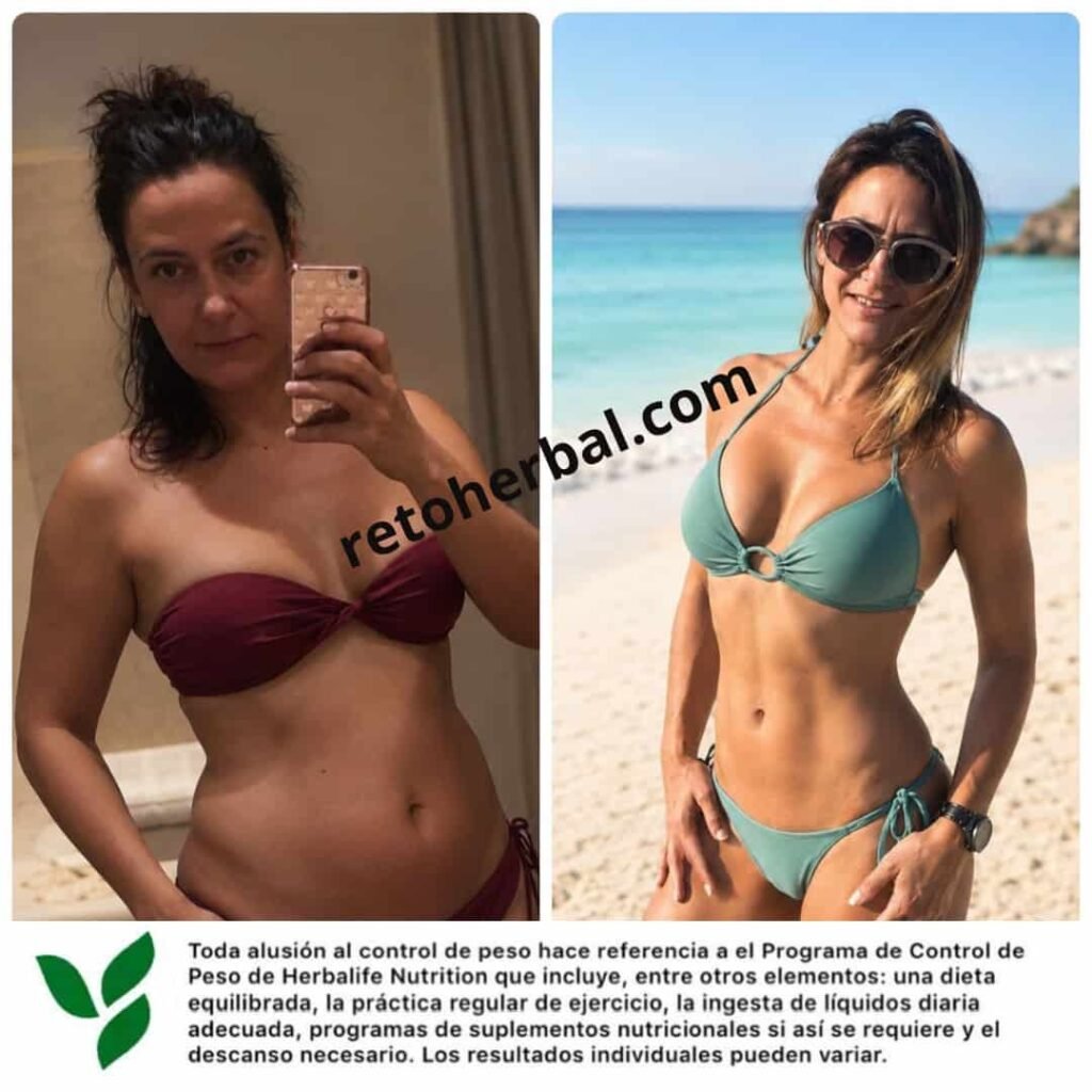 RESULTADOS HERBALIFE RETO HERBAL SANDRA