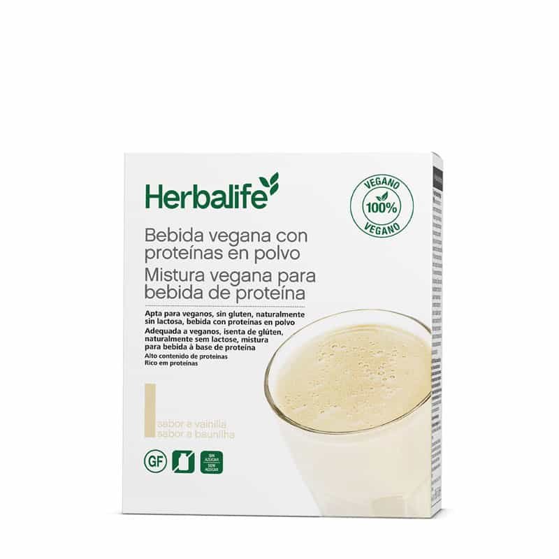 Sobres Bebida Vegana con Proteínas en Polvo Vainilla 7 unidades