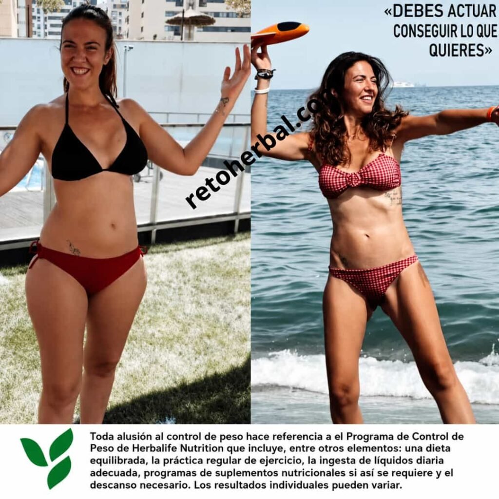 RESULTADO SUSANA HERBALIFE RETO HERBAL